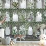 Kids Tropical Animals Around the Arch Wallpaper Mural