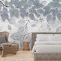 Nordic Tree Branch Leaves Wallpaper Mural
