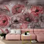 Corn Poppy Flowers Painting Art Wallpaper Mural