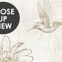 Monochrome Antique Jungle Landscape Wallpaper Mural