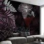 Dark Leaf Wallpaper Mural