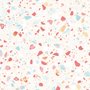 Fototapete mit buntem Terrazzo-Muster