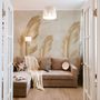 Brown Feather Wallpaper Mural