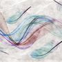 Colorful Abstract Feather Wallpaper Mural