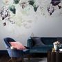 Dark Floral Art Wallpaper Mural
