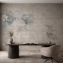 Nostalgic Lotus Flowers Wallpaper Mural