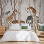 Aquarell Wilde Tiere Fototapete