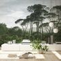 Tropical Forest and Horned Deer Wallpaper Mural