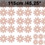 Petites fleurs mignonnes pour chambre d'enfant Stickers muraux