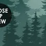 Misty Forest Landscape and Horned Deer Wallpaper Mural
