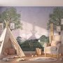 Kids Forest Animals Landscape Wallpaper Mural