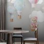 Teddy Bear Clouds and Balloons Wallpaper Mural