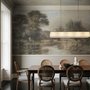 Rustic Riverside Landscape Wallpaper Mural