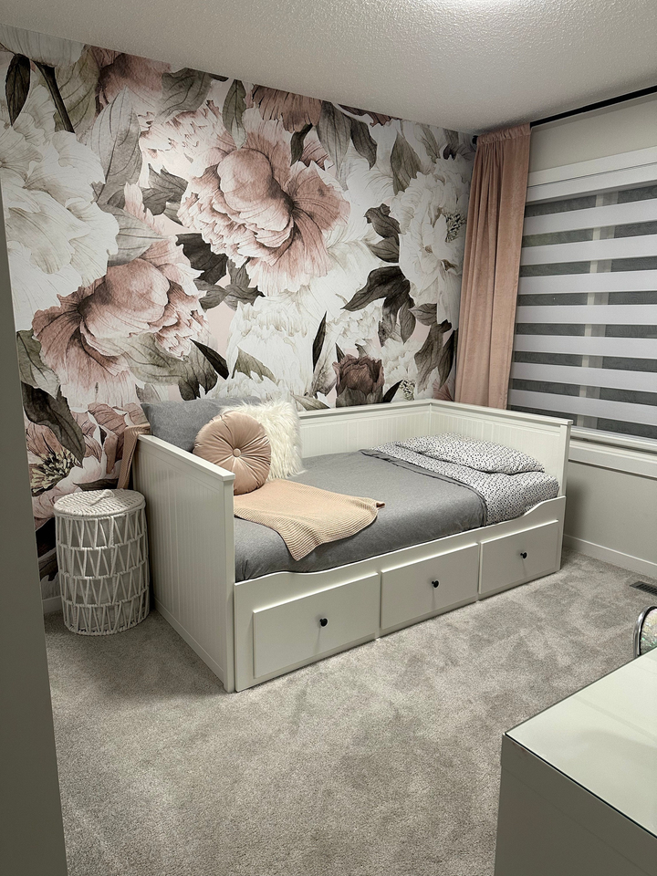 Dutch Pink Peony Floral Wallpaper Mural