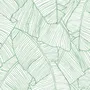 Abstract Lines Palm Leaves Wallpaper Mural