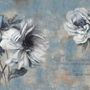 Light Floral with Music Notes Wallpaper Mural