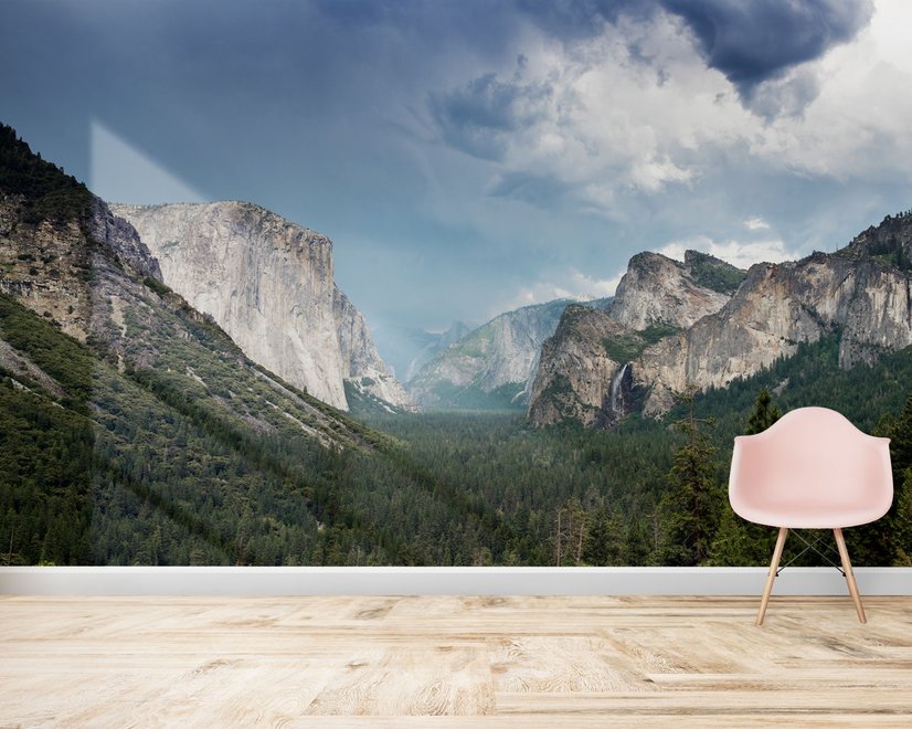 Mountain Forest Landscape Wallpaper Mural