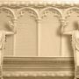 3D Embossed Look Byzantine Sculptures Wallpaper Mural