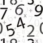Math Numbers Wallpaper Mural