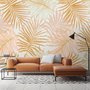 Papier peint feuilles tropicales style exotique luxe