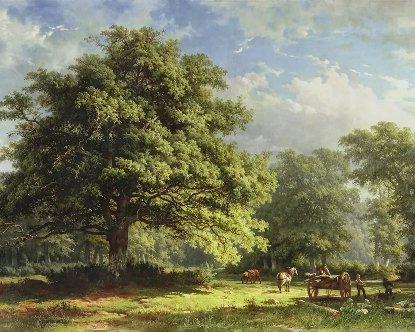 Rural Life View Wallpaper Mural