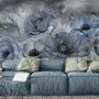 Corn Poppy Flowers Painting Art Wallpaper Mural
