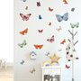 Stickers muraux - Papillons colorés - Sticker