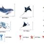 Kids Undersea Animals Wall Decal Sticker