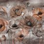 Corn Poppy Flowers Painting Art Wallpaper Mural