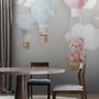 Fototapete Wolken und Ballons mit Teddybär