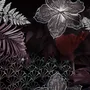 Dark Leaf Wallpaper Mural