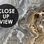 Dark Marble Gray and Brown Waves Wallpaper Mural