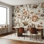 Romantic Garden Bloom Floral Wallpaper