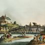 Historische Seelandschaft mit Palast Fototapete