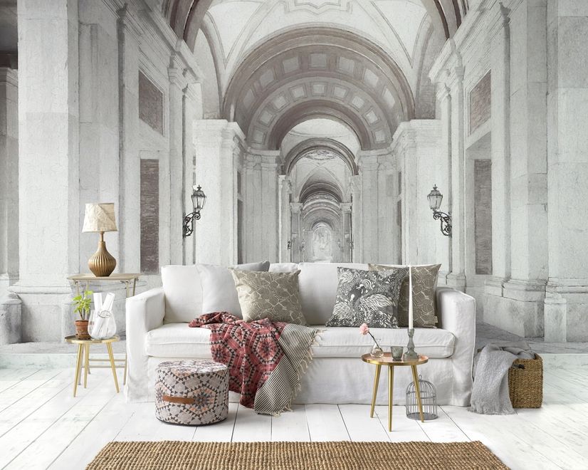 Byzantine Corridor Wallpaper Mural