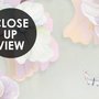 Papier peint panoramique de fleurs douces à l'aquarelle