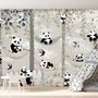 Nursery Panda Bear on Hammock Trees Wallpaper Mural