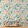 Aquarell Vintage Florale mit Botanischen Blättern Fototapete