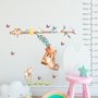 Stickers muraux maison chaussure woodland koala oiseaux enfants