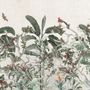 Tropical Leaves with Berries Wallpaper Mural