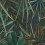 Dark Tropical Exotic Palm Leaf Wallpaper Mural