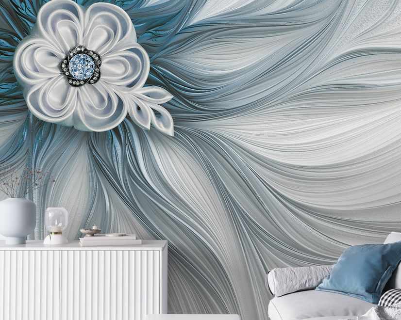 Luxury Flowers Wallpaper Mural