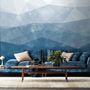 Abstract Geometric Shapes Wallpaper Mural