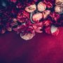 Red Dahlia Rose Floral Bouqet Wallpaper Mural