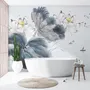 Lotus Floral Art Wallpaper Mural