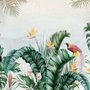 Papier peint panoramique des toucans et de la forêt tropicale