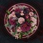 Circle Dark Floral Wallpaper Mural