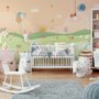 Kinderzimmer Cartoon Waldlandschaft Fototapete