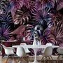 Colorful Tropical Leaf Wallpaper Mural