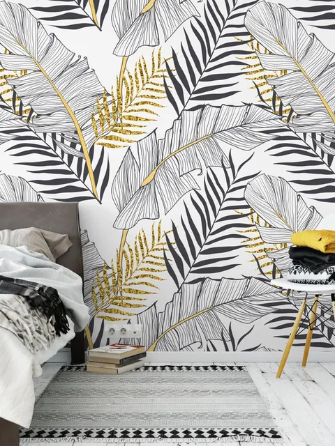 Tropical Leaf Wallpaper Mural
